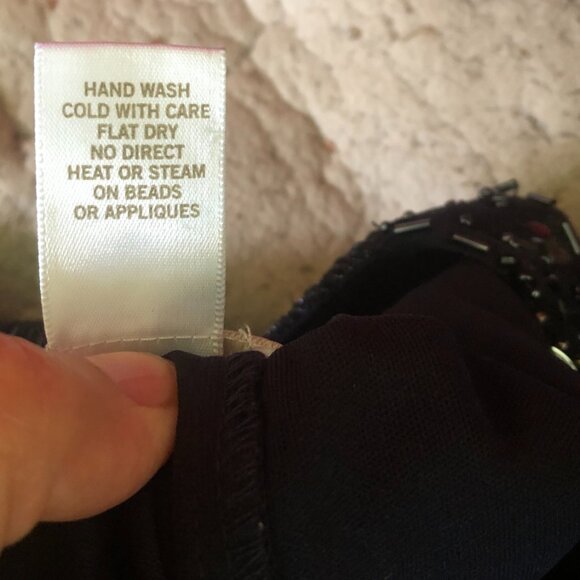 Caché Blue Metallic Beaded Sequin Tank Dress Size 0 Evening Party Cocktail - Picture 9 of 10